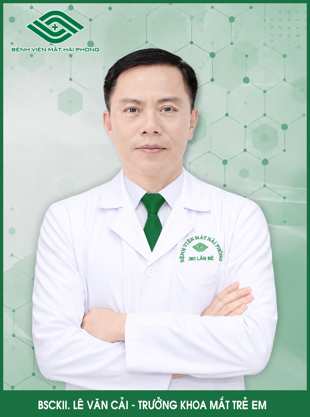 BSCKII. LÊ VĂN CẢI - TRƯỞNG KHOA MẮT TRẺ EM